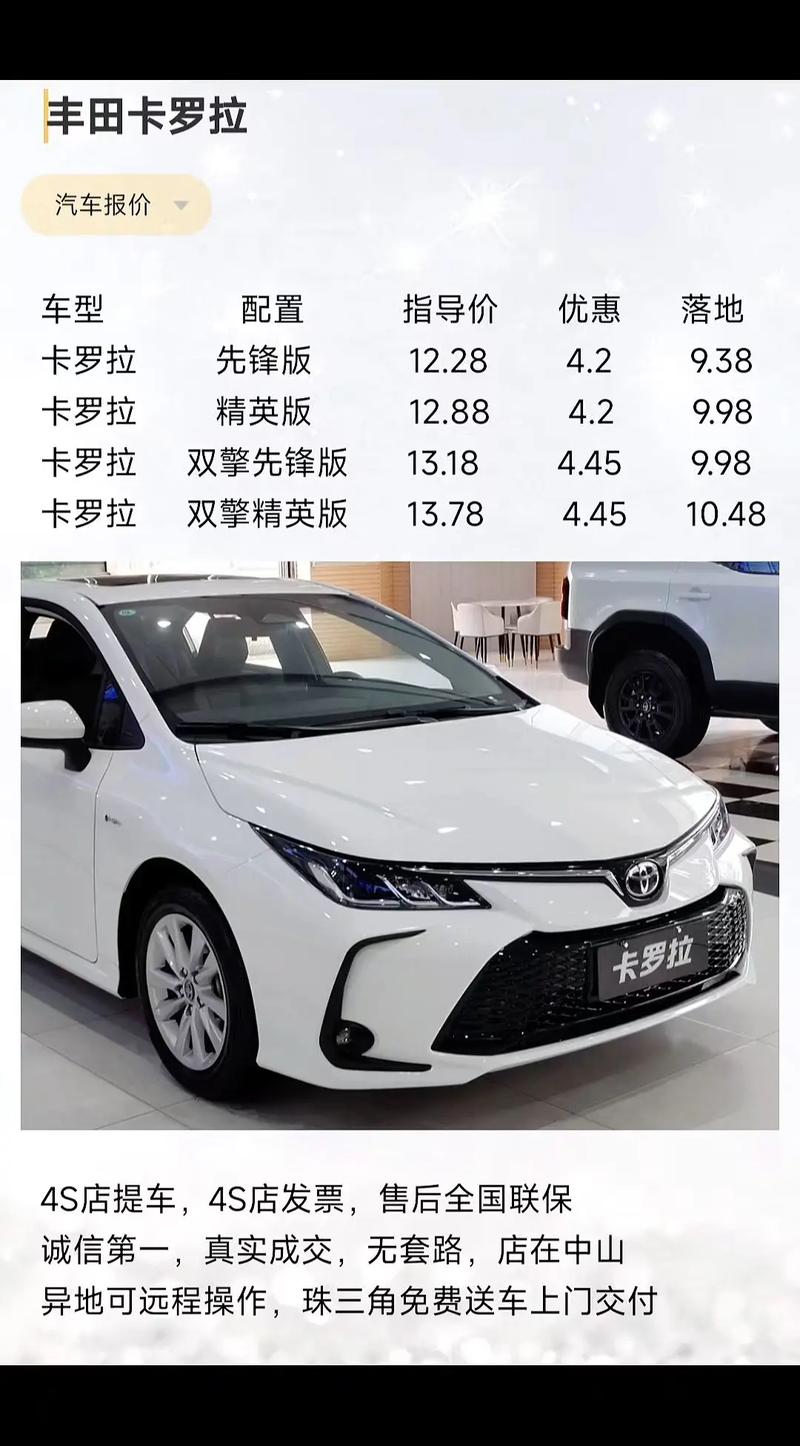 本田卡罗拉2023款价格 本田卡罗拉2021款